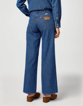 DAMSKIE SPODNIE JEANSOWE WRANGLER WORLD WIDE REAL BLUE 112362656