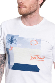 LEE BOTANICAL PRINT TEE BRIGHT WHITE L61IFELJ 112113873