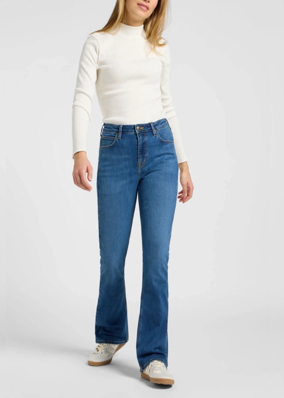 DAMSKIE SPODNIE LEE BREESE BOOT DEEP IN 112370942