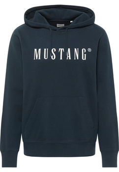 MĘSKA BLUZA Z KAPTUREM MUSTANG LOGO Bronson Carbon 1014687 4135