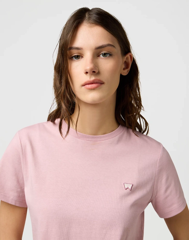 DAMSKA KOSZULKA WRANGLER SIGN OFF TEE KEEPSAKE LILAC 112370740