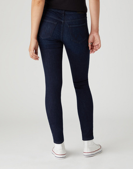 WRANGLER SKINNY DAMSKIE SPODNIE JEANSOWE TAINTED BLUE W28KSZ21H 112128333