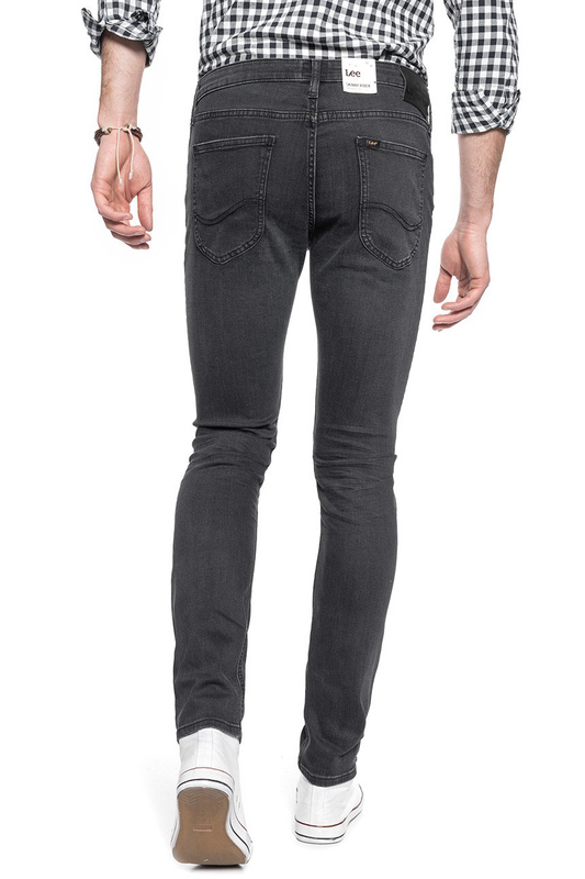 LEE MALONE MĘSKIE SPODNIE JEANSOWE WASHED BLACK L736YGOW 112120305