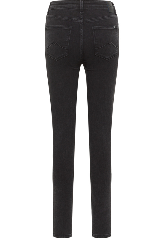 Damskie Spodnie jeansowe Mustang Style Georgia Super Skinny Denim Black 1015553 4000 802