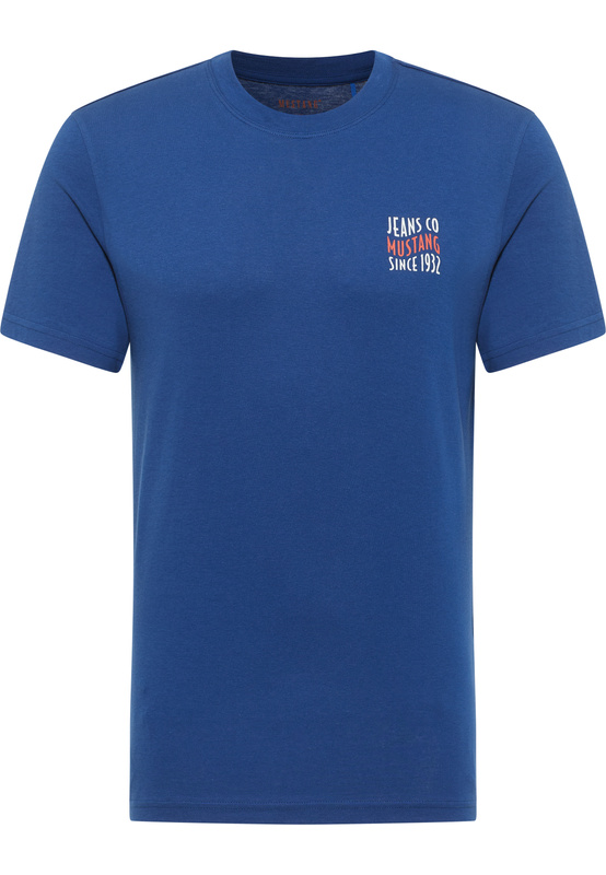 Męski T-Shirt Mustang Style Austin Navy Peony 1016267 5445