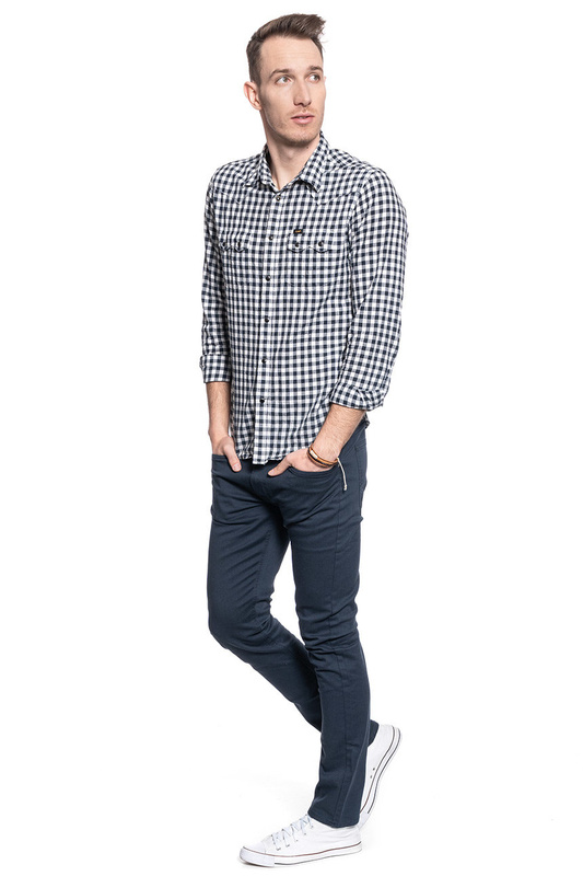 LEE LUKE MĘSKIE SPODNIE JEANSOWE DARK MARINE L719LE37 112119146