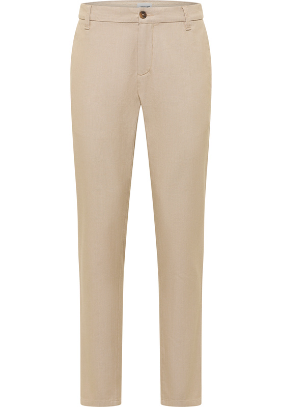 Męskie Spodnie Materiałowe Mustang Style Daytona Chino Beige Melange 1017075 3347