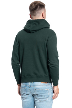 BLUZA LEE HIGH SCREEN HOODY DK BOTTLE GREEN L82CTJBB 112121999