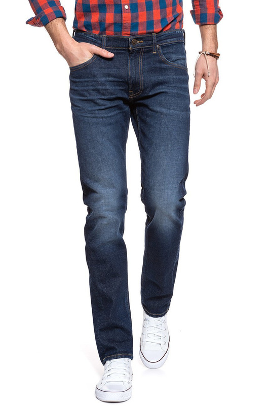 LEE DAREN ZIP FLY MĘSKIE SPODNIE JEANSOWE DEEP KANSAS L707PLMH 112118325