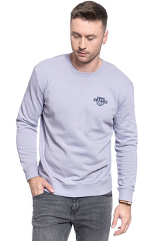 BLUZA MĘSKA LEE SEASONAL LOGO SWS LAVENDER DUSK REGULAR FIT L81ASPOA 112121667
