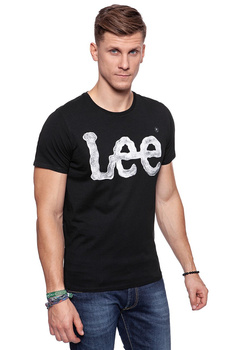 LEE T SHIRT LOGO TEE BLACK L63AAI01