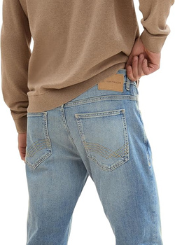 Męskie Spodnie Jeansowe Tom Tailor TOM TAILOR Josh slim Clean Light Stone Blue Denim 1042340 10112