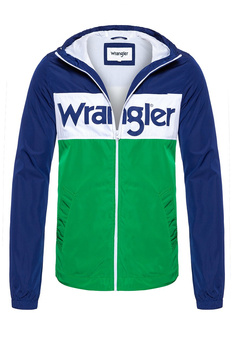 KURTKA WRANGLER WALLY WINDBREAKER BLUE DEPTHS W4707V9JY 112128992