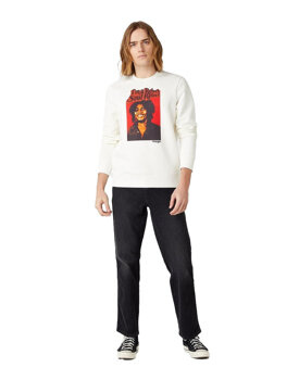 MĘSKA BLUZA WRANGLER SOUL REBEL CREW WHITE W681H1989 112141474