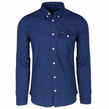 LEE BUTTON DOWN MĘSKA KOSZULA JEANSOWA JEANS VARIATIO SKY CAPTAIN L66KUHHY 112116557