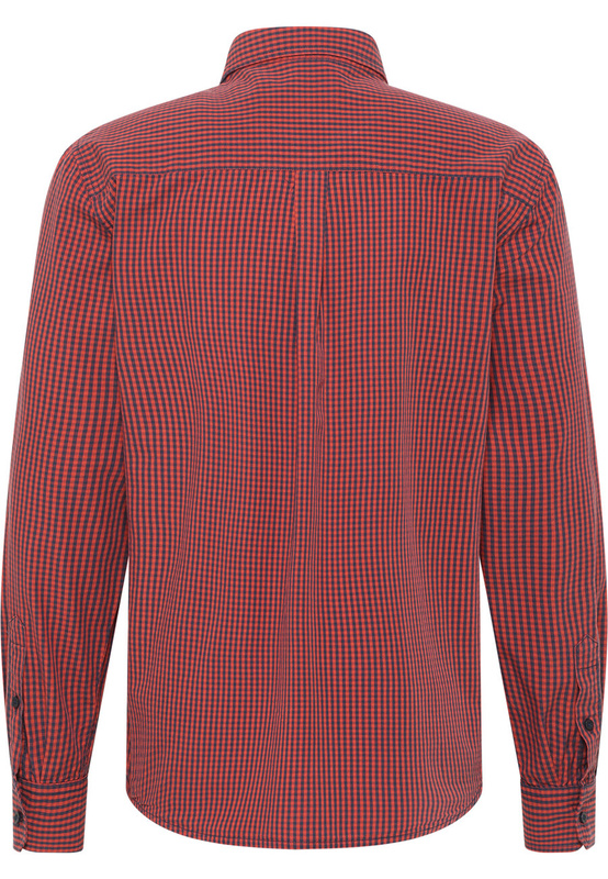 Męska Koszula MUSTANG Chester Gingham Check Orange Navy 1014765 12549