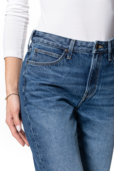 DAMSKIE SPODNIE JEANSOWE LEE MOM STRAIGHT MID BOOSTER L32IRDQF SAMPLE 112107616