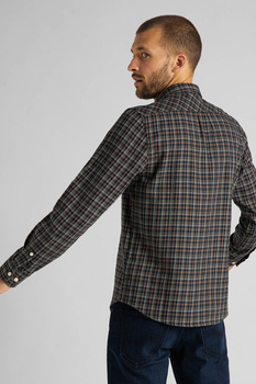 LEE BUTTON DOWN MĘSKA KOSZULA REGULAR FIT OLIVE GREEN L880RMNX 112123419