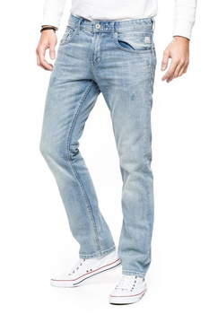 TOM TAILOR SPODNIE MĘSKIE AEDAN SLIM BLUE SUMMER DENIM 6203105.45.12 COL. 1092