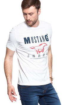 MUSTANG T SHIRT Logo Tee CLOUD DANCER 1007252 2020