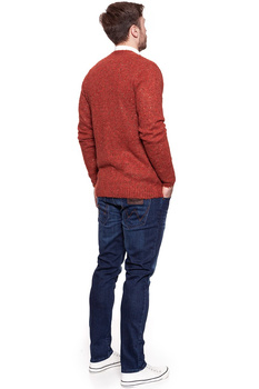 MĘSKI SWETER Anerkjendt MACK MADDER BROWN 8412202