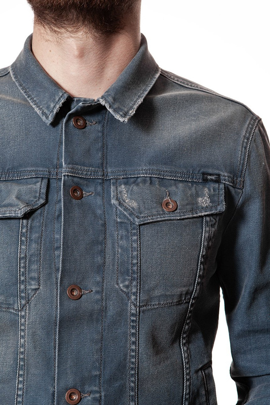 KURTKA JEANSOWA MUSTANG New York Jacket DENIM BLUE 1006710 5000 942