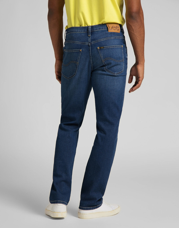 LEE BROOKLYN STRAIGHT MĘSKIE SPODNIE JEANSOWE MID WORN IN RAY L452NOWH 112110169