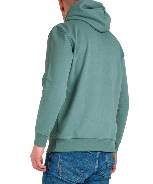 LEE BRANDED HOODIE MĘSKA BLUZA LOGO STEEL GREEN L85DJCTY 112144600