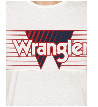 WRANGLER SS GRAPHIC TEE OFFWHITE W7C48FQ02 112131702