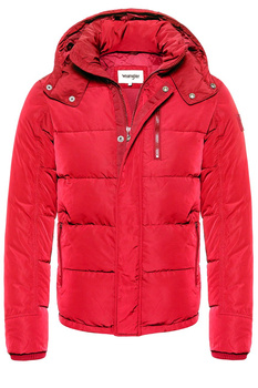 KURTKA ZIMOWA WRANGLER PROTECTOR JACKET SALSA RED W4727W3WN 112129021