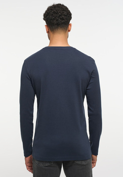 MUSTANG Style Anton B Basic MĘSKA KOSZULKA Z DŁUGIM RĘKAWEM Outer Space 1013533 5330