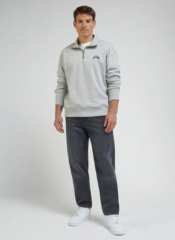 LEE MĘSKA BLUZA HALF ZIP SWS SHARP GREY MELE 112341670 LL99011720