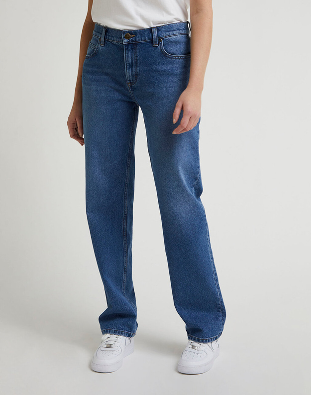 LEE JANE DAMSKIE SPODNIE JEANSOWE JEANSY DŻINSY MID WASH L34QHGC05 112328319