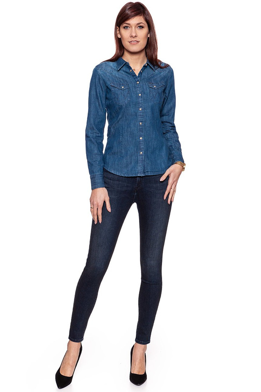 WRANGLER HIGH SKINNY DUSTY BITE W27HSQ21C 112128118