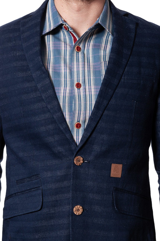 ANERKJENDT INDIE BLAZER DARK DENIM 8.413.102