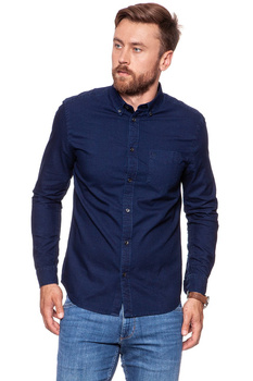 KOSZULA WRANGLER LS 1PKT BUTTON DOWN DARK INDIGO W5874BM1E 112129564
