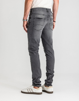 Męskie Spodnie Jeansowe Mustang Style Frisco Skinny Denim Black 1017118 4000 203
