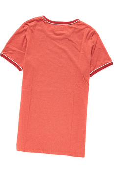 KOSZULKA WRANGLER RINGER LOGO TEE ORANGE MELEE W7B45FQV1 112131480