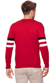 MĘSKI SWETER WRANGLER RETRO CREW SALSA RED W8635P3WN 112132337