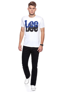LEE T SHIRT LOGO TEE WHITE L65ZAI12