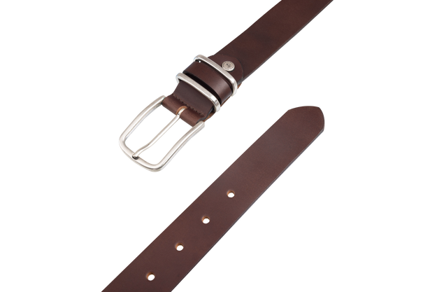 TOM TAILOR PASEK SKÓRZANY TG1046R69/690 35mm Gürtel Q.1869 0690 DARKBROWN