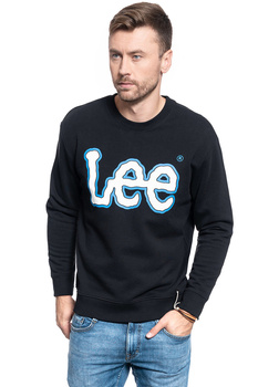 BLUZA LEE LOGO SWS BLACK L82VWO01 112122219