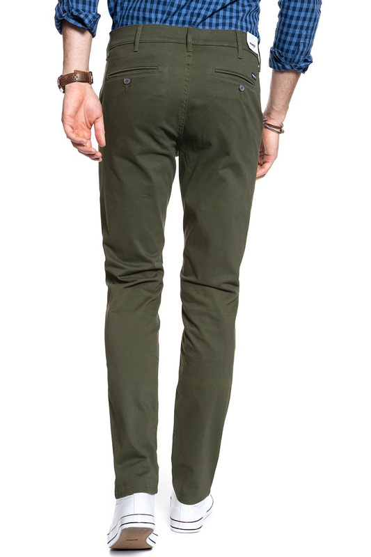 WRANGLER SPODNIE MĘSKIE CHINO IVY GREEN W16LA1XIX 112127302
