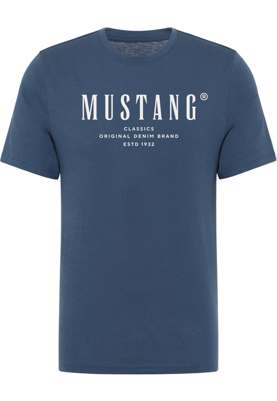 3PAK Męski T-Shirt Mustang Style Alex Dark Denim 1017329 5242