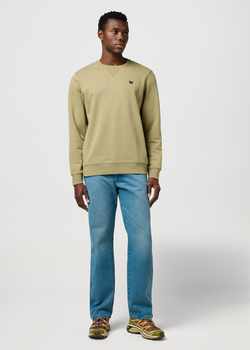 MESKA BLUZA WRANGLER SIGN OFF CREW ALOE 112371463