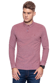 WRANGLER LS REFINED POLO BIKING RED W7A87K52G