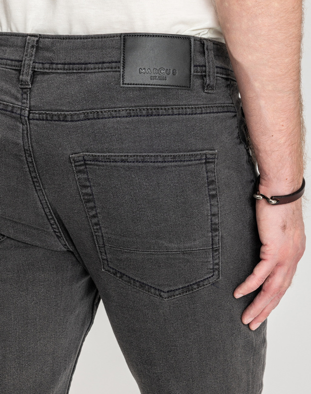 Męskie Spodnie Jeansowe Marcus Sebb 2215 Grey Miner 14-200302