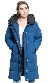 KURTKA DAMSKA LEE LONG PUFFER OIL BLUE L56WVDMO 112113147