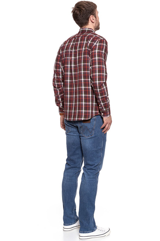 WRANGLER LS BUTTON DOWN SHIRT BOSSA NOVA W5874NQDQ
