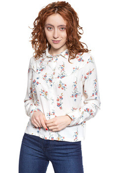 KOSZULA WRANGLER FLOWER SHIRT OFFWHITE W5N6TI737 112130266